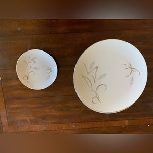 Vintage 6pc. Harvest Wheat Plates & Saucers